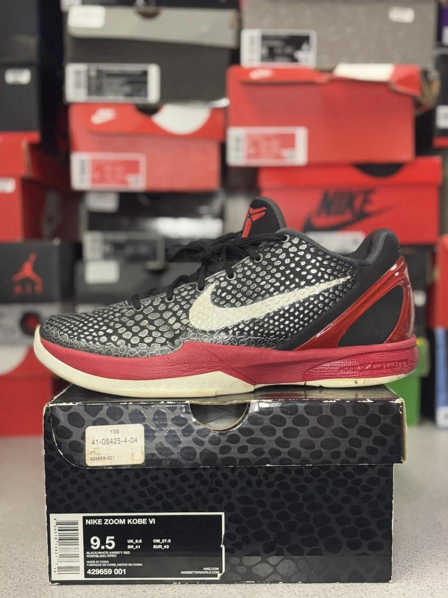Nike Zoom Kobe 6 Bred for Sale - Authenticity Guaranteed - eBay