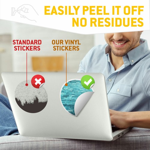 2 x Vinyl Stickers 20cm - Teal Stone Wall Interior Design Cool Gift #15835 - 第 5/9 張圖片