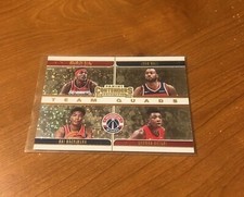 BRADLEY BEAL JOHN WALL RUI HACHIMURA 2019-20 Contenders Wizards Team Quads #30