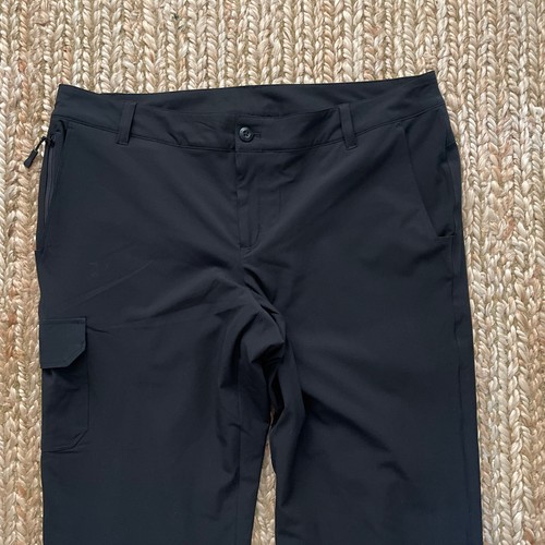 Pantaloni da trekking Eddie Bauer donna 14 neri foderati invernali fodera in morbido pile nuovi con etichette - Foto 7 di 11