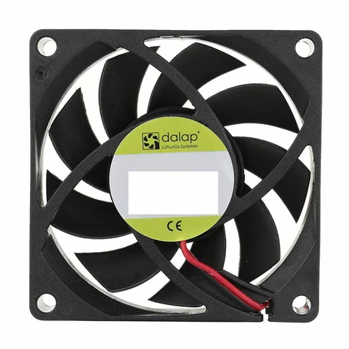 Computerlüfter Dalap SAF 12V DC, 70x70x15mm, 2000 U/min., mit Kugellager