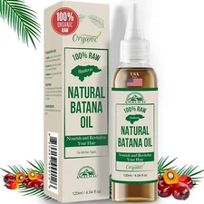 Batana Oil for Hair Growth 4 fl oz 100% Pure Natural Organic Hair Eyebrows Skin