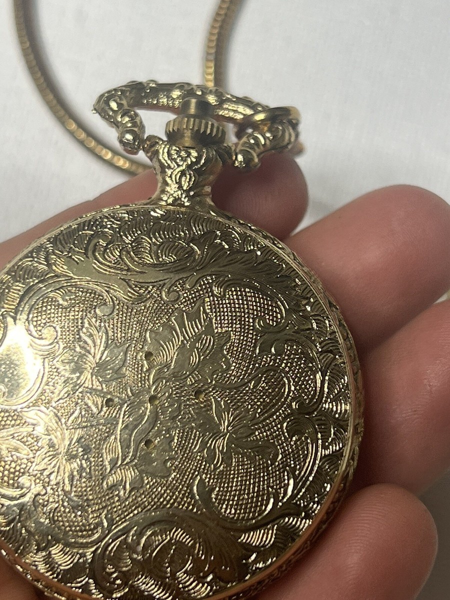 Futura lock watch case gold lock watch charm watch vintage gold watch Futura lock watch case gold lock watch charm watch vintage  main image 3