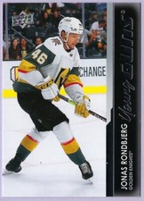 2021/22 Upper Deck Young Guns card# 460 of Jonas Rondbjerg