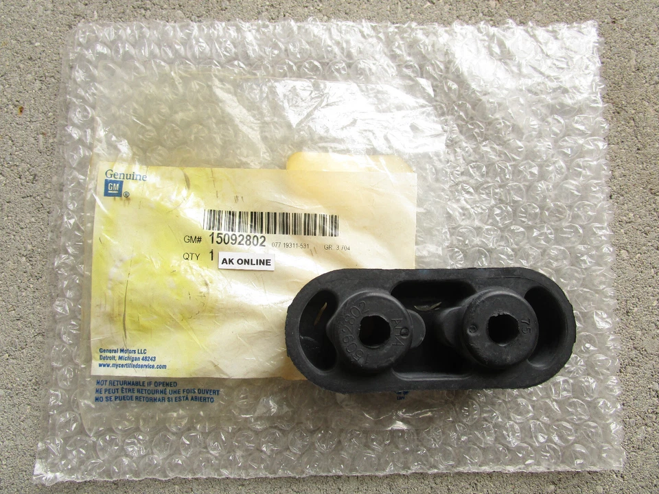 SE ADAPTA A: 99 - 03 CHEVY GMC CADILLAC SISTEMA DE ESCAPE SUSPENSIÓN AISLADOR CANTIDAD 1 OEM NUEVO Foto 2 de 3