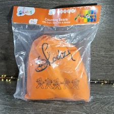 Skoolzy Counting Bears with Cups, Game Dice & Scoop. NEW.