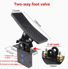 Excavator Hydraulic Foot Pedal Breaker Hammer Two-way Foot Valve Control Valve