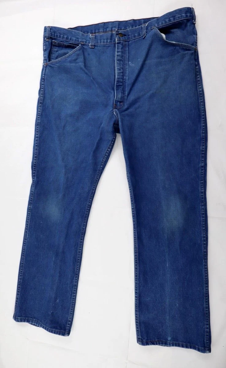 Vintage KEY Men s 44x32 44 32 Heavyweight Denim Blue Jeans MADE IN USA