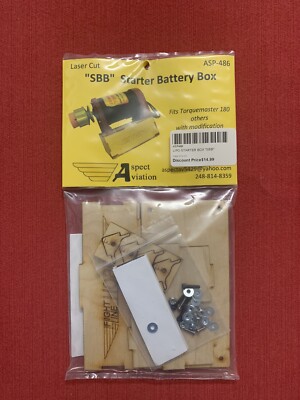 Aspect Aviation Laser RC Airplane Easy Add-on Starter Battery Box (SBB) ASP-486