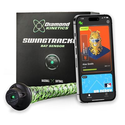 SwingTracker Bat Sensor and Swing Analyzer for Baseball and Softball with Inc...