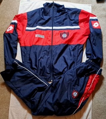 San Lorenzo de Almagro Lotto Tracksuit Jacket & Pants Warm Up Men's Large