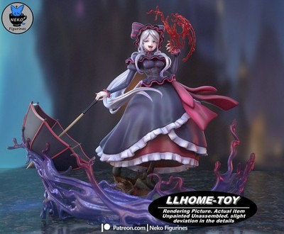 1/8 The Bloody Valkyrie Resin 3D Print Model Unpainted Garage Kit Statue Figure
