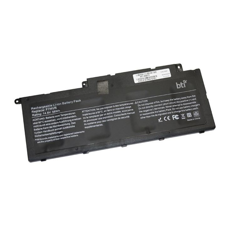 BTI 62VNH compatible 58Wh 4-cell battery for LATITUDE 7437