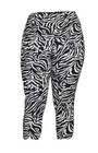 Terra and Sky Black Zebra High Rise Capri Leggings 2X (20W-22W) NWT — photo 5