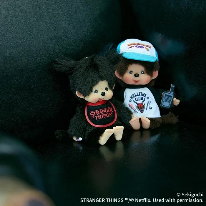 Presale Stranger Things x Monchhichi stuffed toy Set of 2 New | eBay