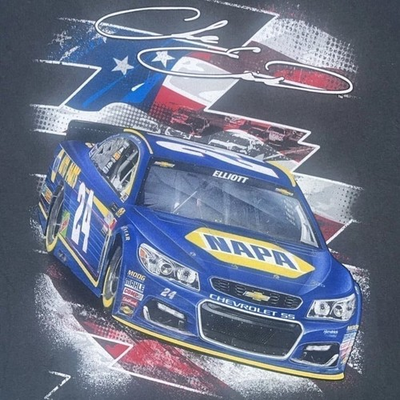#ad NASCAR Chase Elliott #24 NAPA Hendrick Motorsports Patriotic Vintage Men#x27;s M Tee $22.99