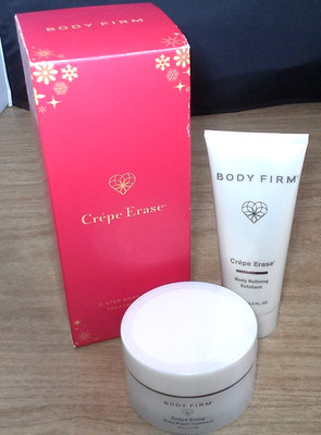 Body Firm Crepe Erase 2-Step Body Repair Treatment Set NIB