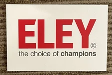 3" - ELEY The Choice of Champions Tenex Ammo Ammunition Vinyl Sticker Decal