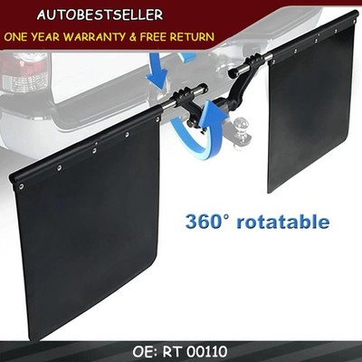2X For Rock Tamers 00110 2.5'' Hitch Receiver Hitch Mounted Mud Flaps Removeable