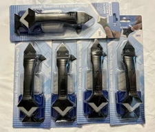 3-in-1 Silicone Caulking Tool Set with Scraper – 5 Pack (Classic with Scraper)