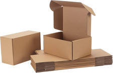 9X6X4 Shipping Boxes Set of 20 Brown Corrugated Cardboard Literature Mailer Box