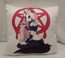 Hot Loona Helluva Boss 'Double Sided' Throw Pillow, 16"x16" White