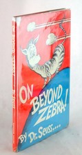 Dr Seuss 1st Ed 2nd State On Beyond Zebra Theodor Geisel Hardcover w/Dustjacket