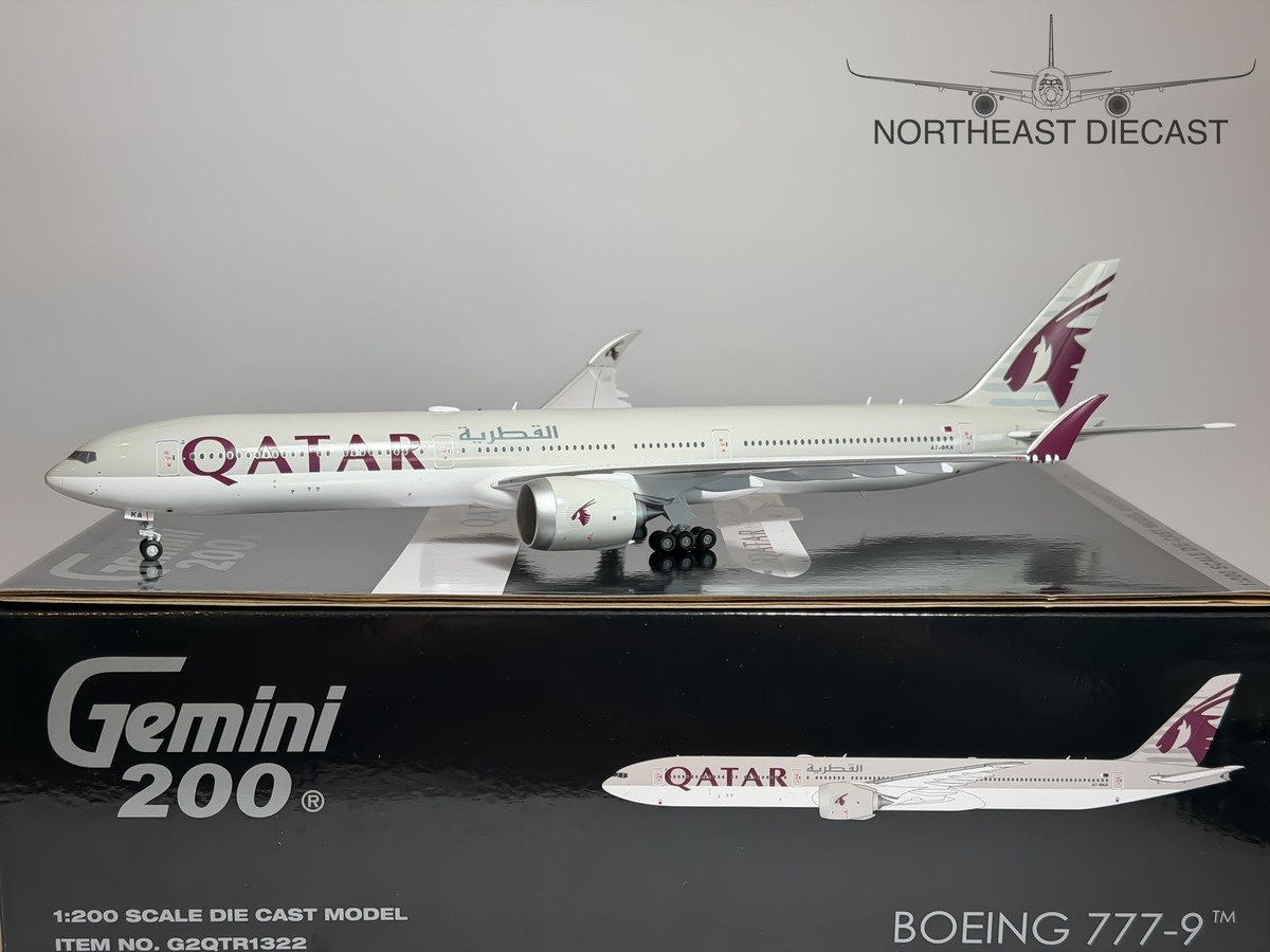 Qatar Airways Boeing 777-9 1:200 Gemini Jets A7-BKA (G2QTR1322) | eBay