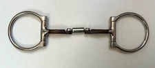 Myler Western Dee Bristol Barrel Hinged Snaffle Sweet Iron D-Ring Bit Horse 5"