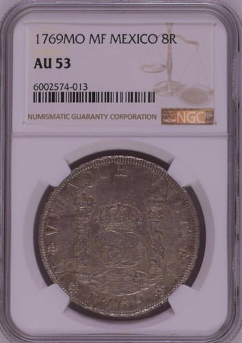 Mexico: Charles III, 8 Reales 1769 Mo-MF NGC AU-53, Mexico City mint, KM 105 - Picture 5 of 6