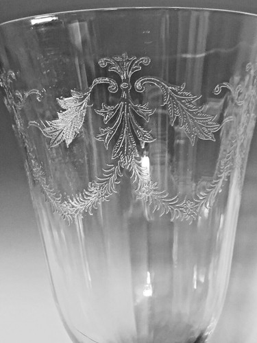 1 FOSTORIA VICTORY Stem 766 Etch 257 WATER GOBLETS 6 5/8" TALL Holds 10 oz full - Picture 2 of 12