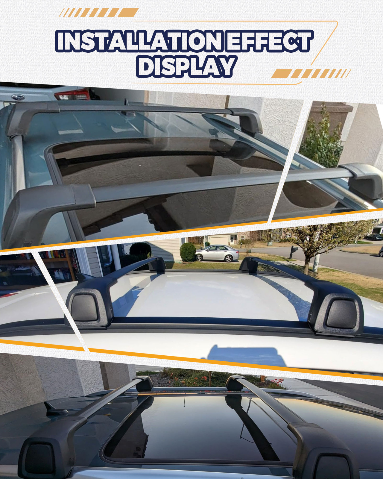 4pcs 165lbs Side Rails Cross Bar For Acura MDX 2022-2025 Roof Rack Cargo Carrier