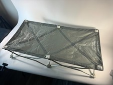 Regalo Portable Toddler Cot   Gray Folding Travel Bed with Carry Case