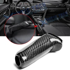 Real Carbon Fiber Handbrake Brake Handle Cover FOR BMW E46 E90 E92 F30 F32 F80
