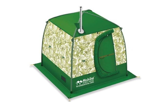 Mobiba モバイルバルサウナ MOBIBA Mobile Sauna Tent MB15A with Stove Max 6 People From Japan