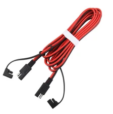 1M 14AWG SAE to SAE Extension Cable 2 Pin Quick Disconnect Wire Harness CordOpen