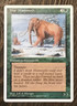 MTG - Magic the Gathering -  Fourth Edition (1995) - War Mammoth