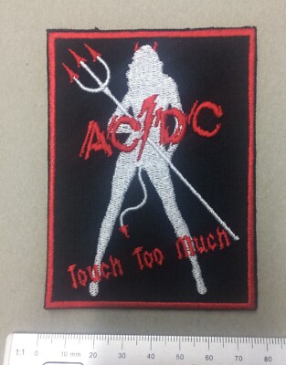 AC/DC  Patch (026a)  Touch too Much  ungebraucht Neu
