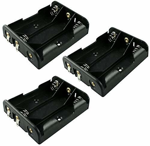 Aerzetix -3x Supporto Batteria - 3xAA LR6 - Enclosure per 3 pile o batterie Chas