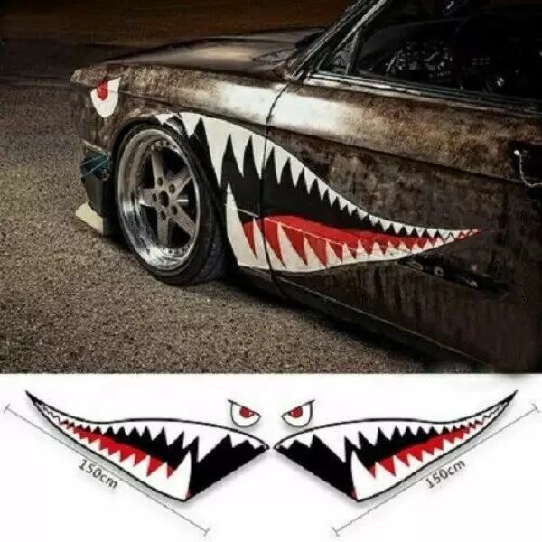 Shark 2024 mouth decal