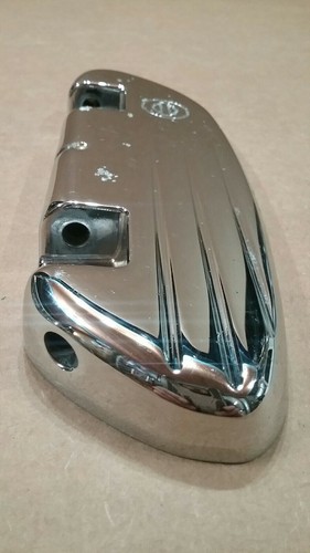 HARLEY DAVIDSON (OEM) 8"×3"×1" Chromed Cast Alloy Left Foot Rest Plate - Picture 6 of 7