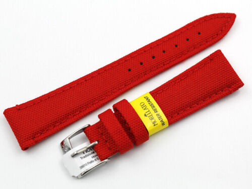 News Accessories Watch Waterproof Cordura And Lorica Watch Strap Red 0 25/32in - Picture 1 of 4