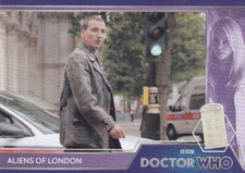 2023 Doctor Who Series 1 - 4 Base Holographic Parallel Card 11 Numbered 1/1