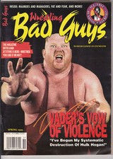 Wrestling Bad Guys Magazine Spring 1995 Big Van Vader Hulk Hogan WCW WWF 90s