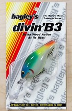 Bagley DB3 PI Fishing Lure ~ Vintage ~ Pistachio ~ Hard to Find Color