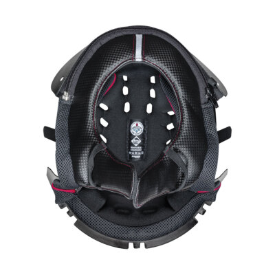 Inner helmet CLIMA COMFORT size L black red NOLAN N33 / EVO zipper from 2016