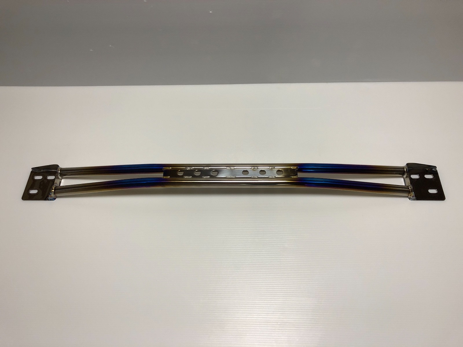 JDM TITANIUM TITAN RACING FRONT UPPER STRUT TOWER BRACE BAR FOR NISSAN