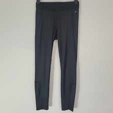 Ladies WORKOUT Leggings Black Cropped Small Size 10-12 UKGym Yoga Lightweight