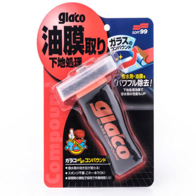 (185,00 /L) Soft99 Glaco Glass Compound Roll On Glasreiniger Glaspolitur 100ml