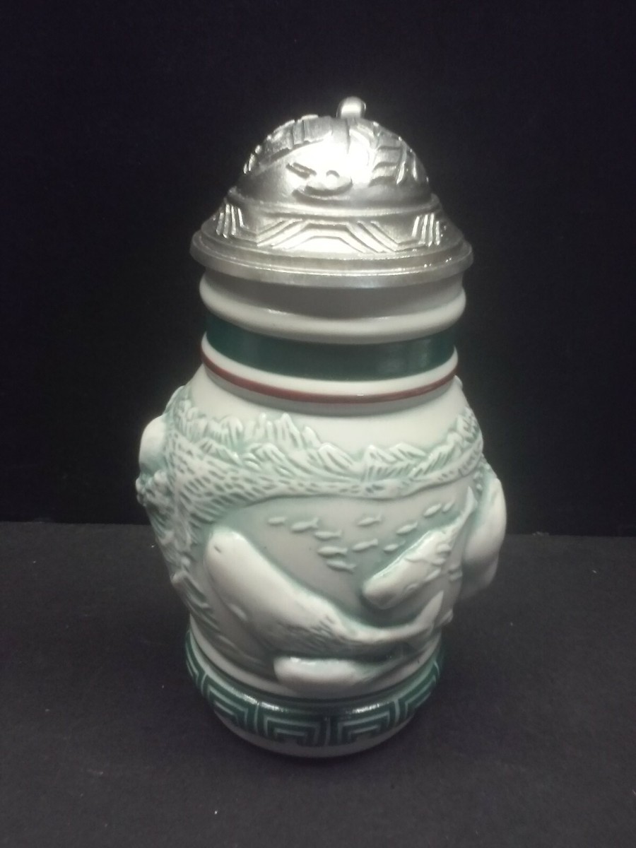 Avon Miniature Beer Stein Endangered Species SPERM WHALE Lidded | eBay
